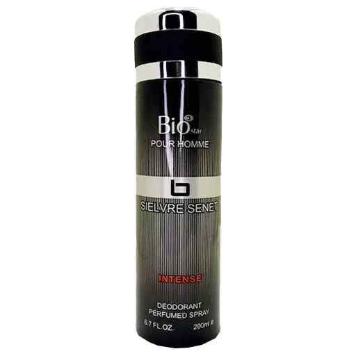 اسپری مردانه بیو استار مدل Silver Scent حجم 200 میلی‌لیتر