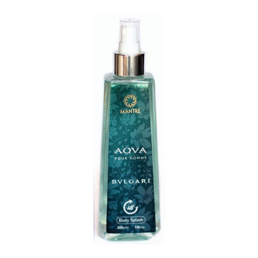 بادی اسپلش مانتره مدل Bvlgari Aqua Pour Homme