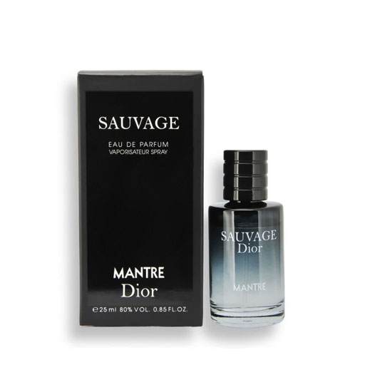 عطر جیبی مردانه مانتره مدل Dior Sauvage