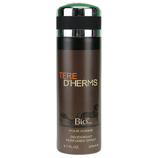 اسپری مردانه بیو استار مدل Terre D Hermes حجم 200 میلی‌لیتر