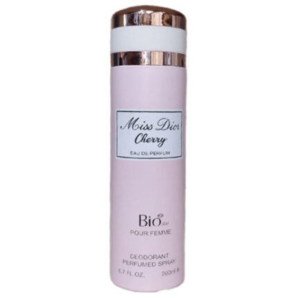 اسپری زنانه بایواستار مدل Miss Dior با رایحه گرم و شیرین. ترکیبی رمانتیک از مرکبات، گل رز و نعناع هندی، مناسب برای فصول سرد و قرارهای خاص.