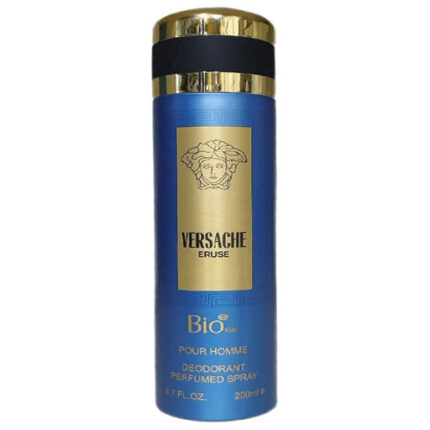 اسپری مردانه بیو استار مدل Versace Eros با رایحهای خنک و شیرین و ترکیبی از نتهای وانیل، نعناع و سیب سبز. عطری پرشور و جذاب، مناسب برای تمام فصول به خصوص مهمانیها.