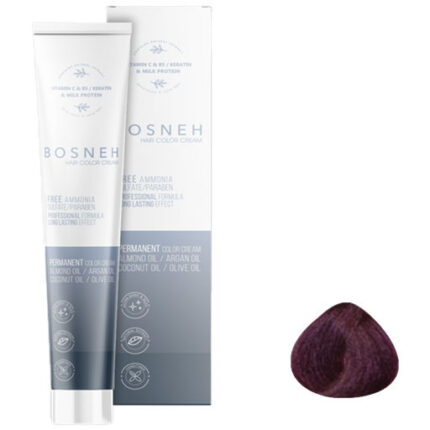 فروشگاه های نیکی رنگ مو بوسنه بدون آمونیاک سری بنفش شماره ۶.۲۲