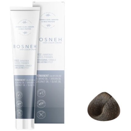 فروشگاه های نیکی رنگ مو بوسنه بدون آمونیاک سری زیتونی شماره ۷.۸