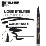 خط چشم نمدی و ضد آب روبی سیما با بدنه مشکی و اپلیکاتور باثبات برای کشیدن خطوط صاف و پررنگ