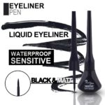 خط چشم کوزه ای و ضد آب روبی سیما مخصوص چشم های حساس با اپلیکاتور مویی و رنگ مشکی مات