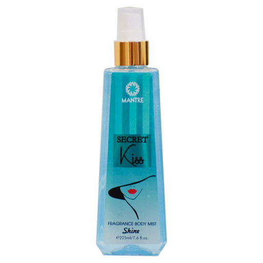 43. Mantre-Body-Splash-SECRET-KISS بادی اسپلش شاین دار مانتره مدل Victoria Secret Aqua Kiss Secret Kiss