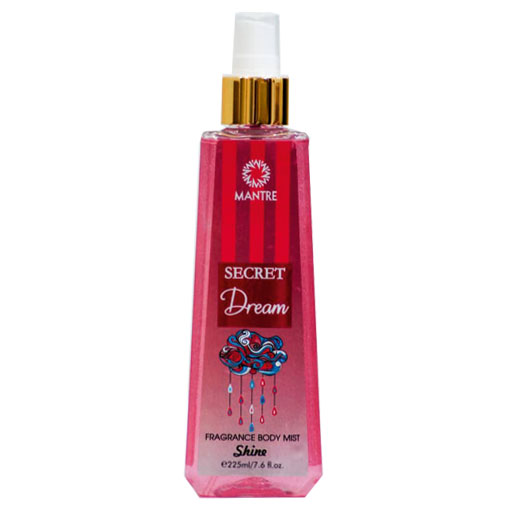 44. Mantre-Body-Splash-SECRET-DREAM بادی اسپلش شاین دار مانتره مدل Victoria Secret Seduction Secret Dream
