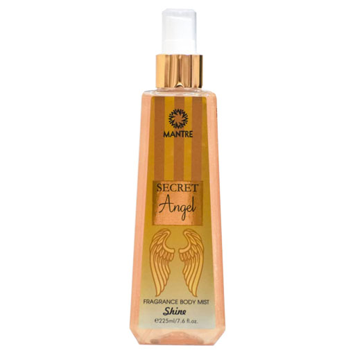 45. Mantre-Body-Splash-SECRET-ANGEL بادی اسپلش شاین دار مانتره مدل Victoria Secret Angel Gold Secret Angel