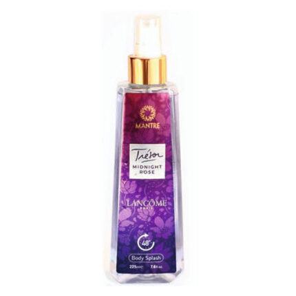 بادی اسپلش مانتره مدل Midnight Rose رایحه‌ای عاشقانه و مرموز برای قرارهای شبانه، با ترکیبی جسورانه از تمشک، گل رز و وانیل.