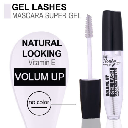 صابون ابرو و ژل بی رنگ لیفت کننده ابرو و مژه روبی سیما حاوی ویتامین E با براش اسپولی شفاف