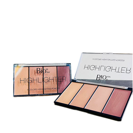پالت کانسیلر و کانتور خشک ۴ رنگ بیو استار پالت هایلایتر ۴ رنگ بیو استار با چهار طیف متنوع و کاربردی، جلوهای درخشان و سهبعدی به چهره میبخشد. این محصول با بافتی سبک و مخملی، مناسب انواع پوست بوده و برای آرایش روزانه و مجلسی انتخابی ایدهآل است.